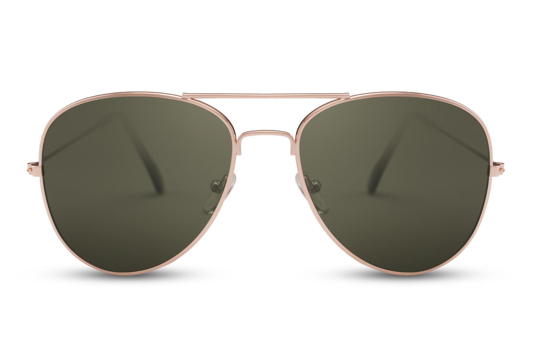 Aviator Zonnebril Met Groene Glazen